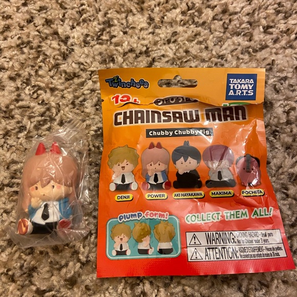 Power - Chainsaw Man Chubby Chubby Fig Blind Bag Twinchees Chrunchroll Takara - Picture 1 of 3